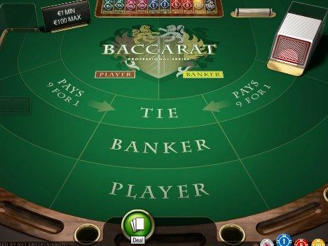 Virtual baccarat